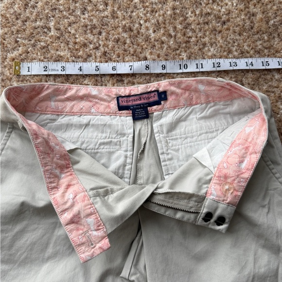 Vineyard Vines Women's Light Gray Bermuda Shorts - Picture 3 of 5